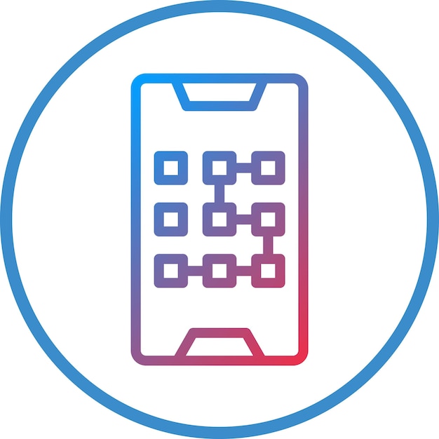 Vectorontwerppatroon Icon Stijl