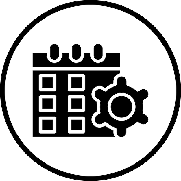 Vectorontwerpschema Procedure Icon Stijl