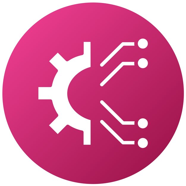 Vectorontwerptechnologie Icon Style