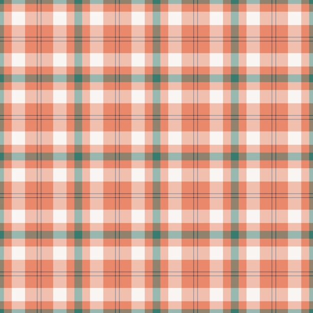 Vectorplaat op de achtergrond van een weefselpatroon met een naadloze tartan van textieltextuur