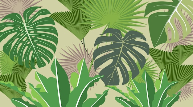 緑の植物のベクトル