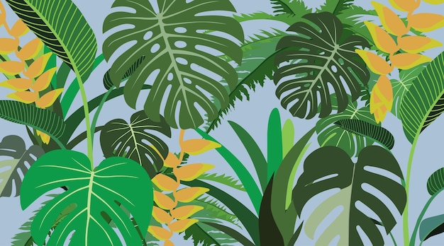 緑の植物のベクトル