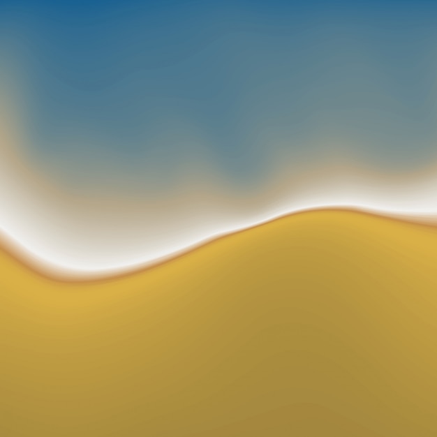 Vectorstrandzand en Water Abstracte het Schilderen Achtergrond