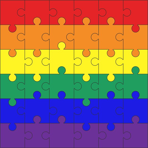 Veel stukjes puzzel presentatie zakelijke achtergrond sectie vergelijken dienst banner
