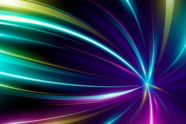 Vector veelkleurige neonlichten achtergrond