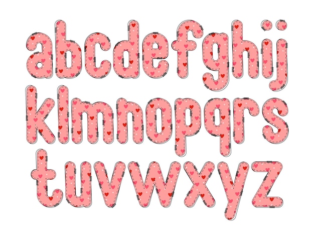 Vector veelzijdige verzameling hilarity alphabet letters voor verschillende toepassingen.