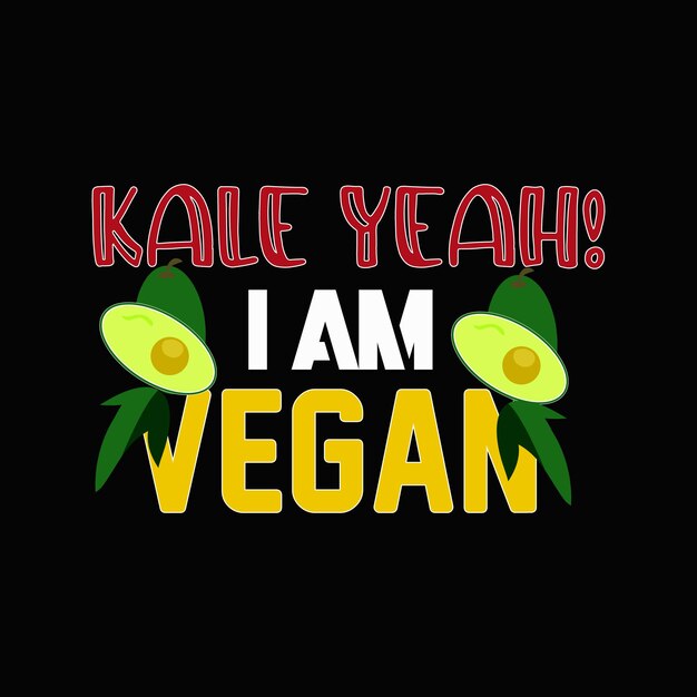Vegan dag t-shirt design, Happy vegan dag typografie, vectorillustratie.