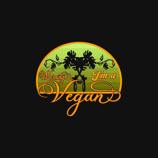 Vegan dag t-shirt design, Happy vegan dag typografie, vectorillustratie.