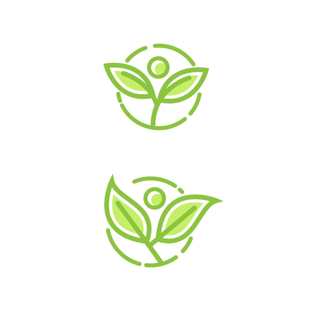 Vegan element Vector icon design illustration