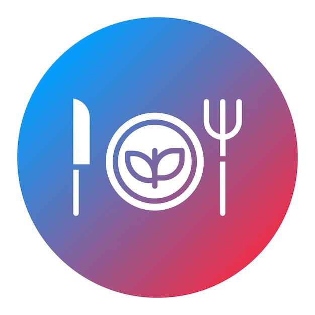 Вектор Векторное изображение веганской пищевой иконы может быть использовано для питания
