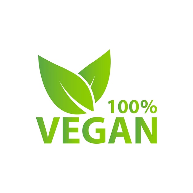 vegan icon bio ecology organiclogos label tag green leaf