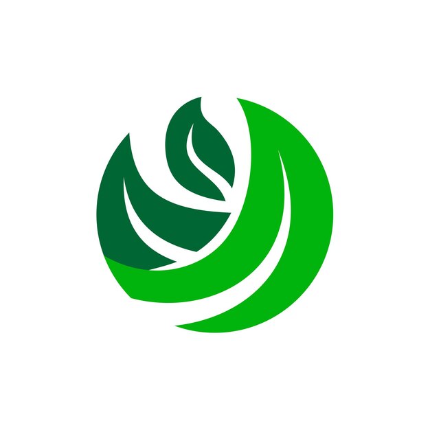 Modello di logo vegano icona illustrazione identità del marchio illustrazione isolata e piatta grafica vettoriale