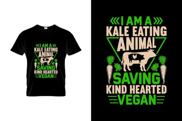 Vegan t-shirt design or Vegan poster design or Vegan shirt design