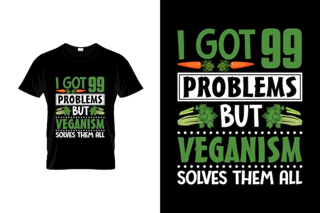 Vettore design di t-shirt vegane o design di poster vegani o design di magliette vegane