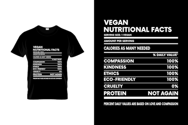 Design di t-shirt vegane o design di poster vegani o design di magliette vegane