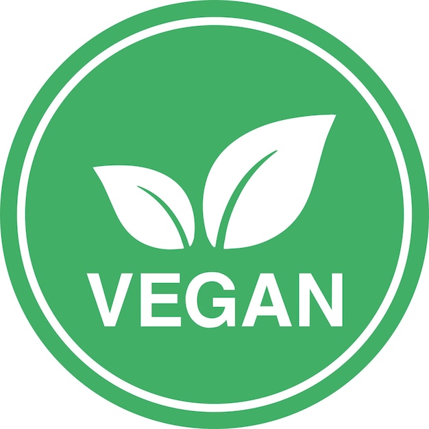 Vector veganistisch pictogram