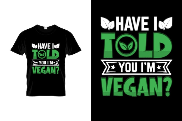 Vector veganistisch t-shirtontwerp of veganistisch posterontwerp of veganistisch shirtontwerp