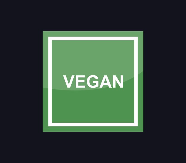Veganistisch teken