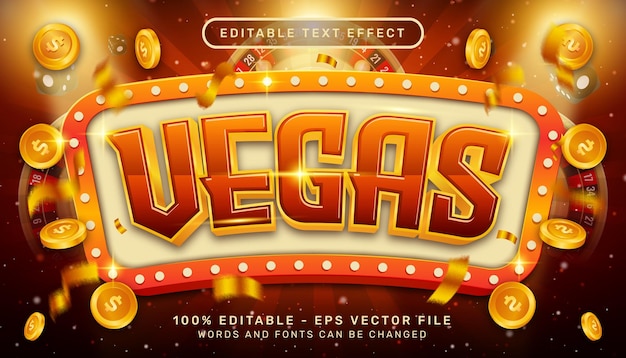 vegas 3d text effect and editable text effect