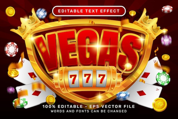 vegas 3d text effect and editable text effect