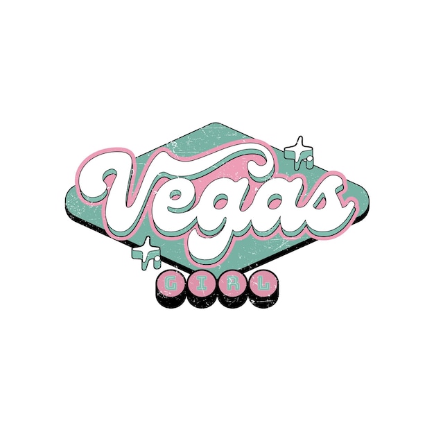 Vector vegas meisje