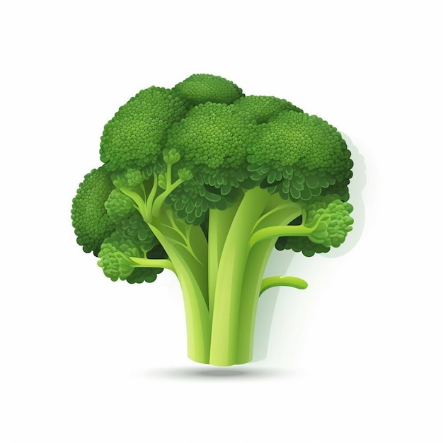 vegetable broccoli fresh illustration healthy food vegetarian vector nutrition organic die