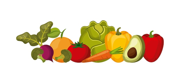 Vegetable food icon