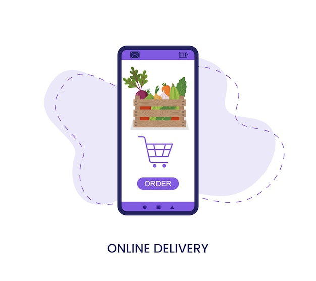 Vegetables delivery service Mobile app for ordering fresh Vegetables