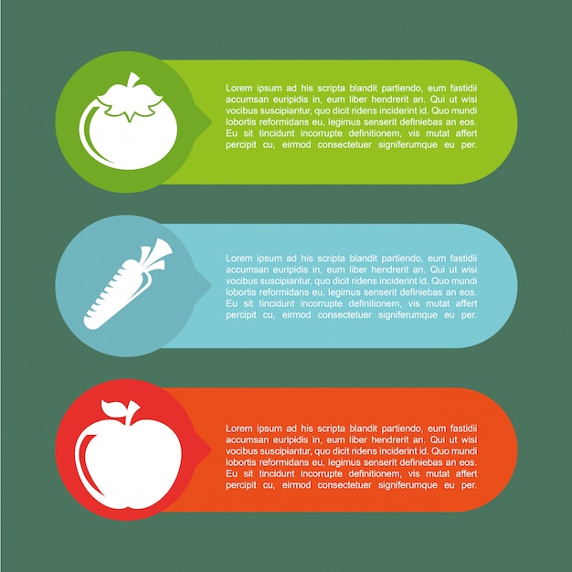 Premium Vector Vegetarian Infographics Premium Vector Vegetarian Infographics