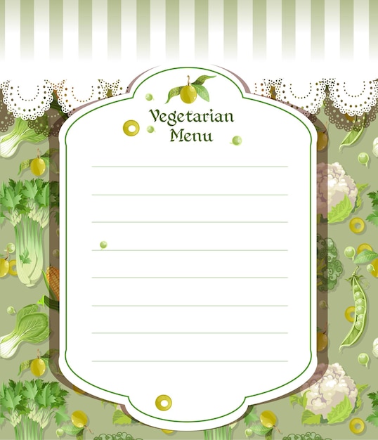 Vegetarisch menu