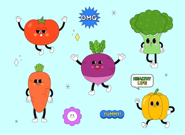 野菜のキャラクター