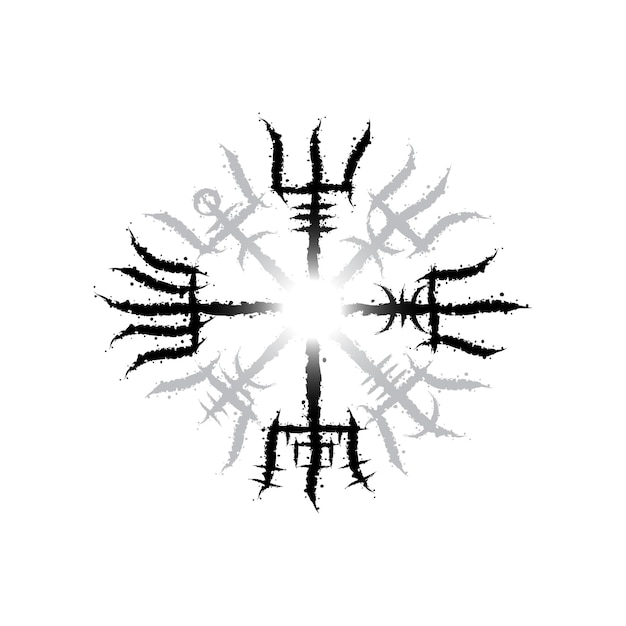 Vegvisir True Ink Blots Waves grijs