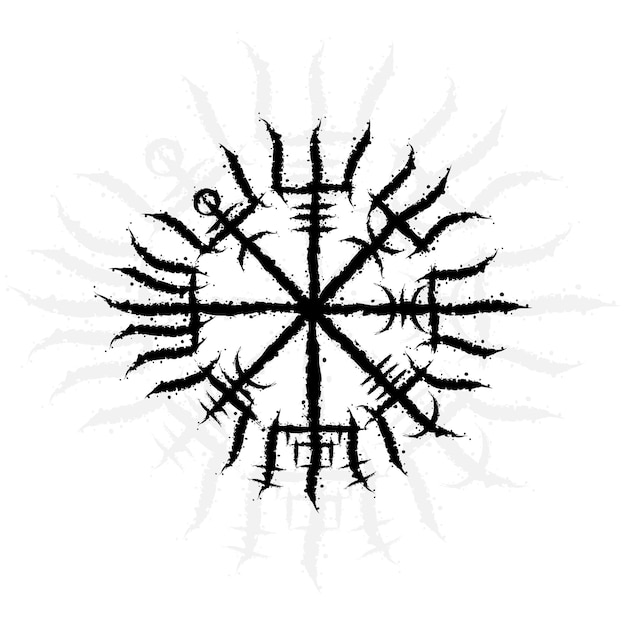 Vegvisir True Ink Blots Waves grijs