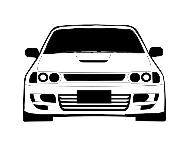 Vehicle car racing vector