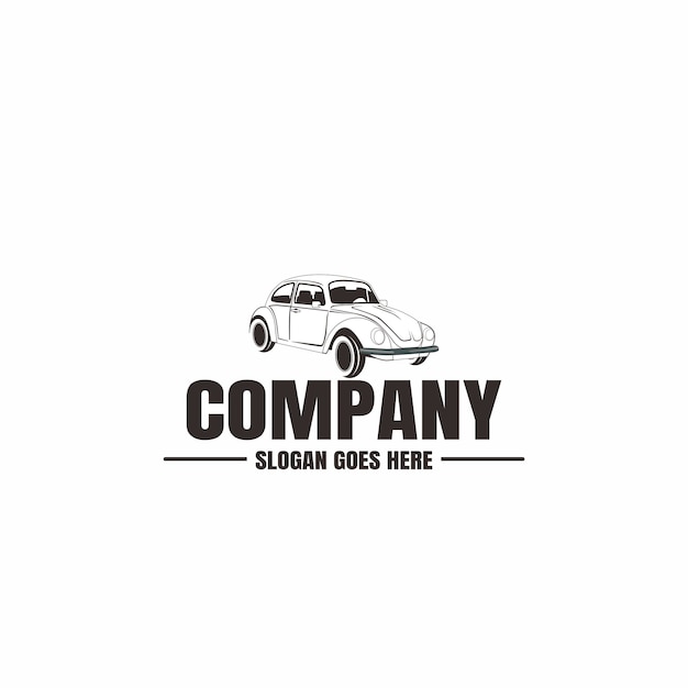 Vector vehicle logo template