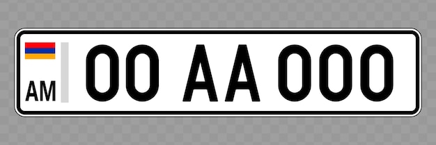 Vehicle number plate