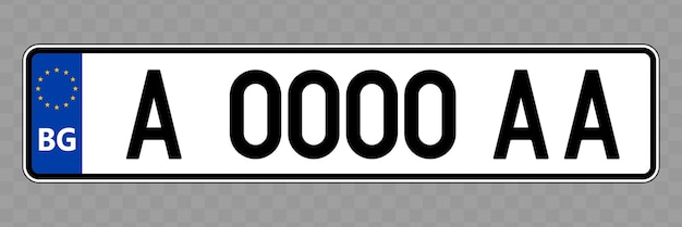 Vehicle number plate