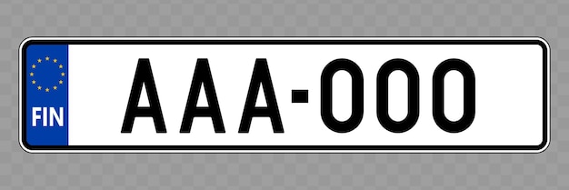 Vehicle number plate