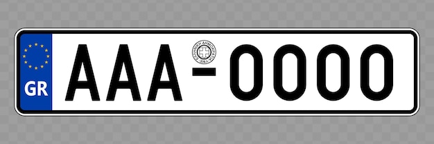 Vehicle number plate