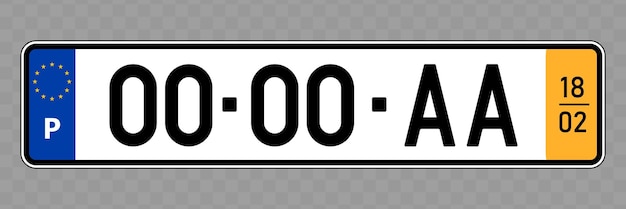 Vehicle number plate