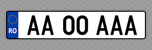 Vehicle number plate