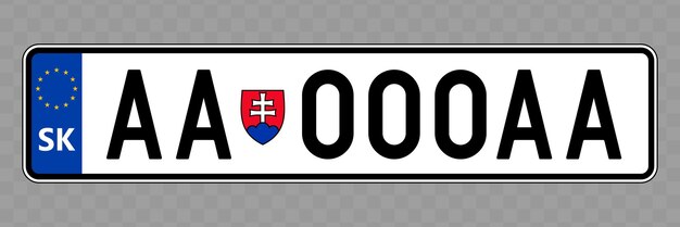 Vehicle number plate