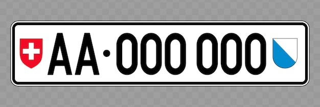 Vehicle number plate