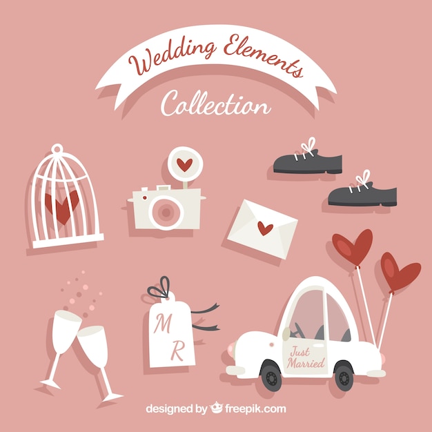 Vehicle and other elements for weddings