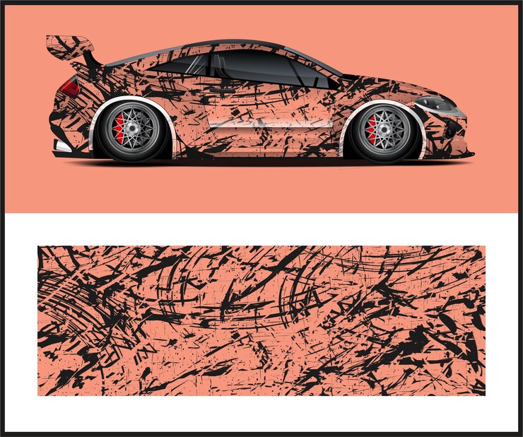 vehicle vinyl wrap sports car adventure vehicle wrap design