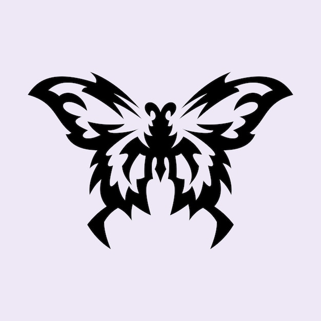 Premium Vector | Vektor butterfly black