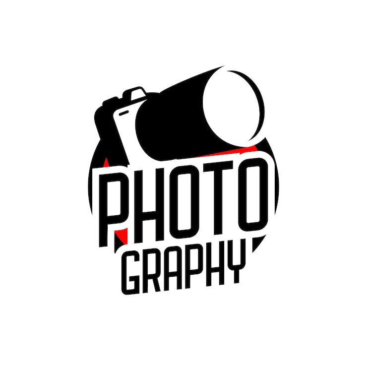 Vector vektor desain logo fotografi, vektor kamera
