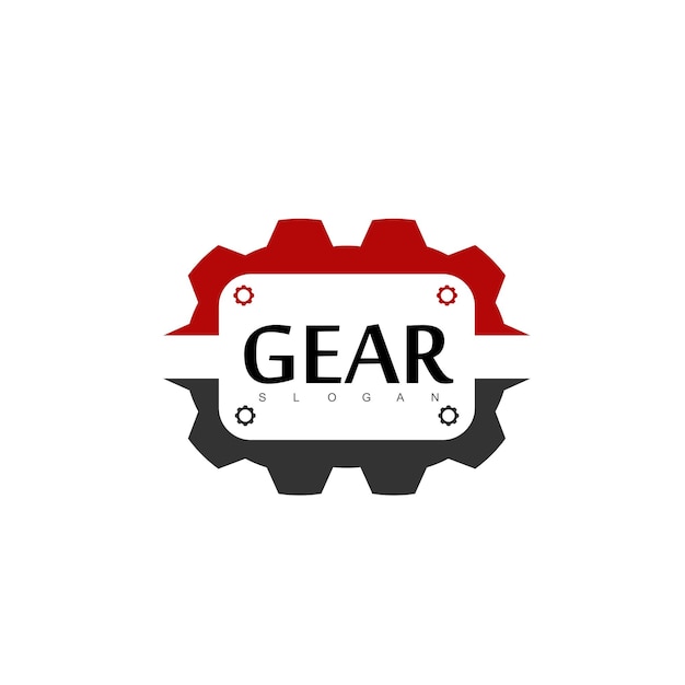 벡터 템플릿 desain 로고 GEAR