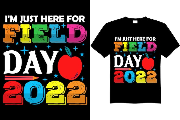 Velddag 2022 t-shirtontwerp vector