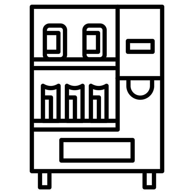 Vending Machine Vector Illustration